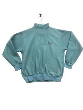 Vintage 90s Mountain Gear Sage Green 1/4 Zip Fleece Pullover Men's XL